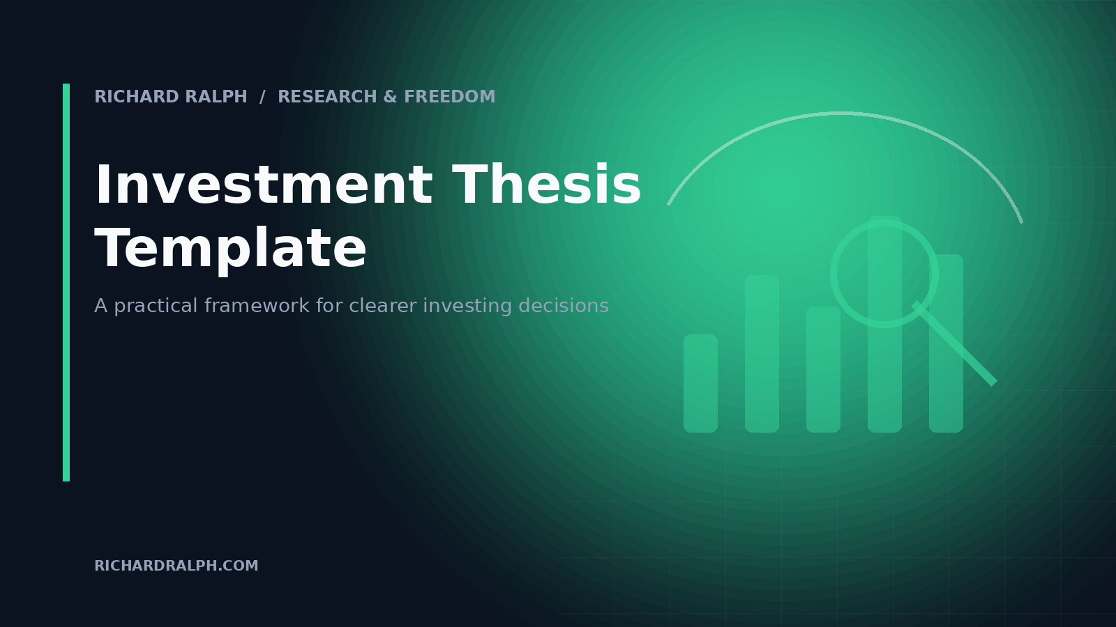Richard Ralph editorial cover for investment thesis template