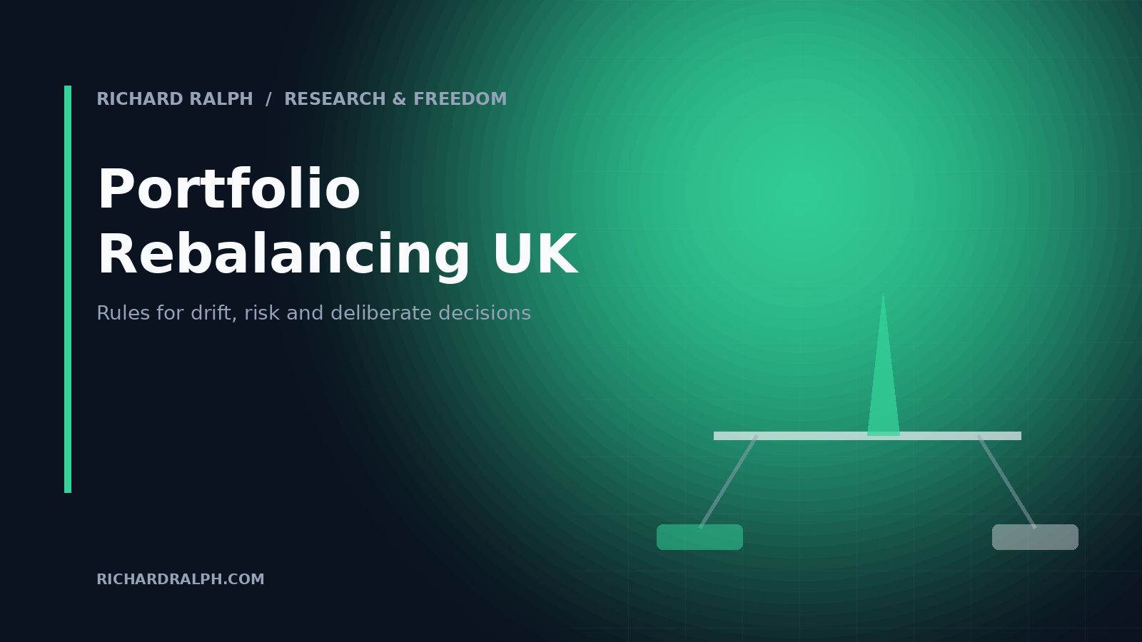 Portfolio Rebalancing UK: Rules for Drift, Risk and Deliberate Decisions